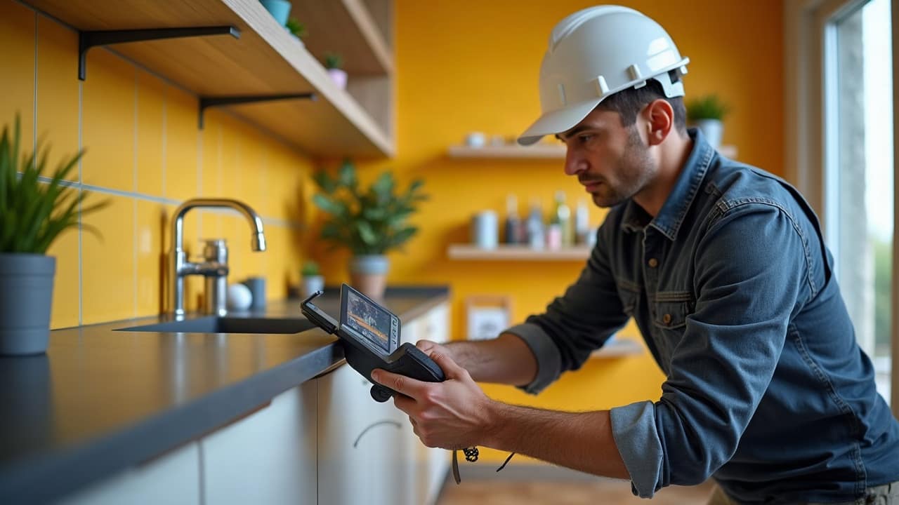 Rapport d'inspection consulté lors d'une réunion de copropriétaires avec le syndic